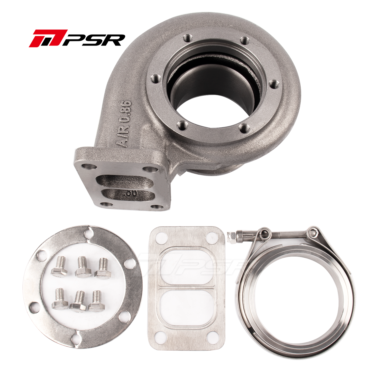 Pulsar Turbo - PSR PTX35 Turbine Housings for PSR3584 Gen2 Turbos - T3 Divided 0.86A/R 1 Pulsar Turbo - PSR PTX35 Turbine Housings for PSR3584 Gen2 Turbos - T3 Divided 0.86A/R