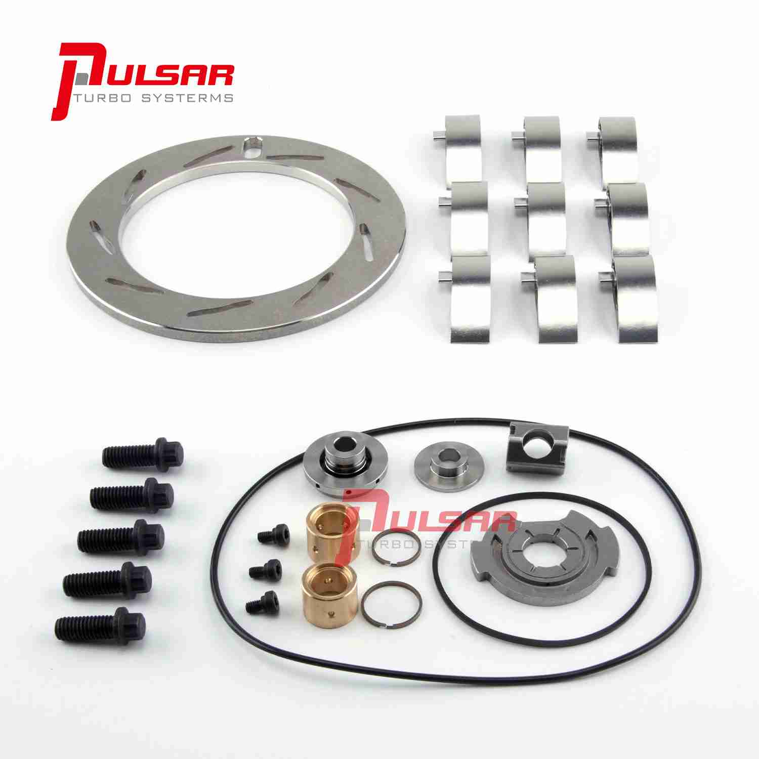 Pulsar Turbo - 04-07 Ford Powerstroke 6.0L Turbo Nozzle/Unison Ring 13.2mm 9 Vanes Kit 1 Pulsar Turbo - 04-07 Ford Powerstroke 6.0L Turbo Nozzle/Unison Ring 13.2mm 9 Vanes Kit