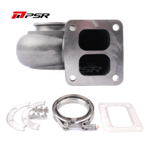 Pulsar Turbo - Turbine Housing Drop in Precision PTE Ball Bearing Turbo 6870 - 1.0A/R. T4 Divided Inelt. V-band Outlet