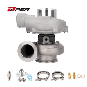 Pulsar Turbo - PSR3582 Compact Dual Ball Bearing Turbocharger - STAINLESS STEEL V-BAND INLET. V-BAND OUTLET. 1.03A/R