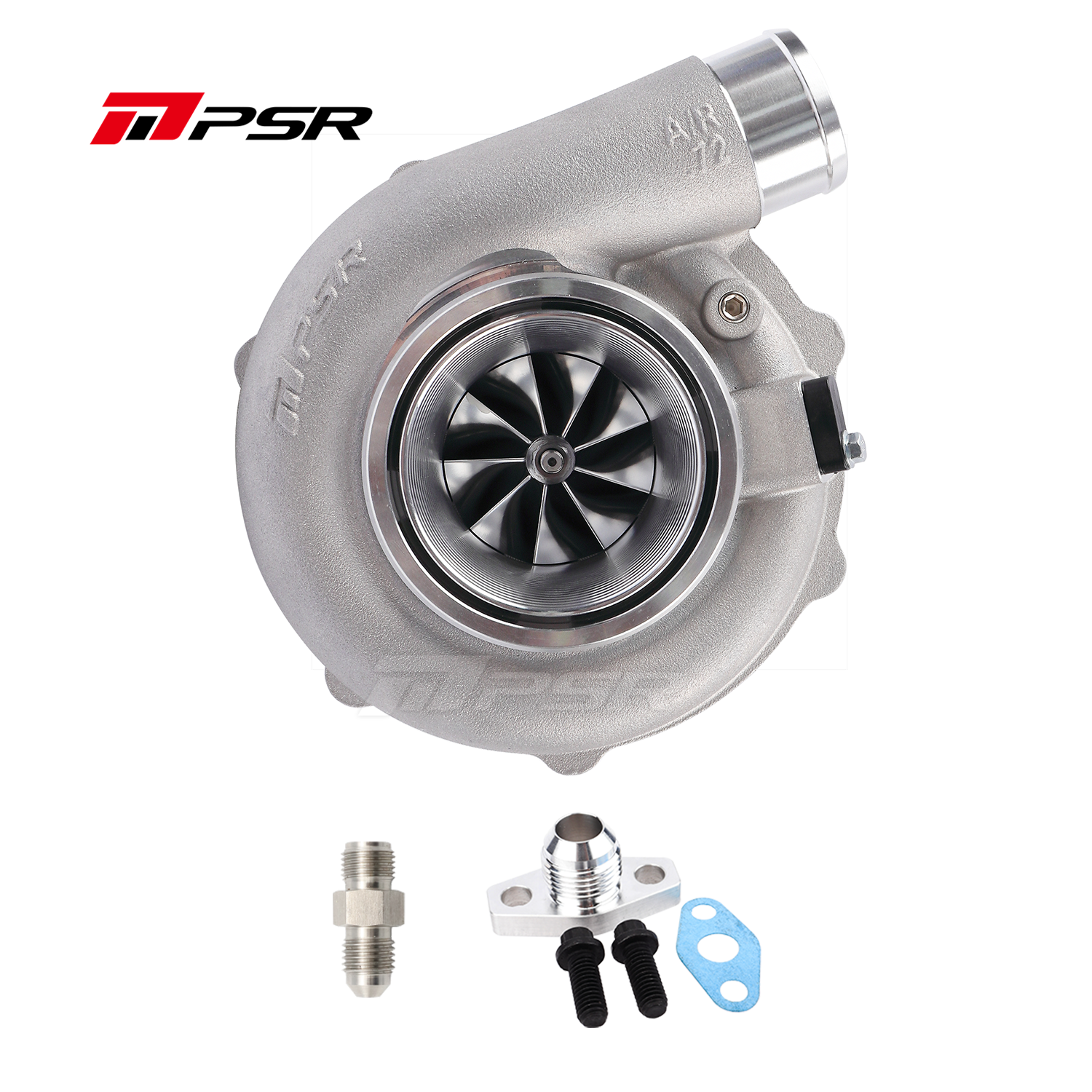 Pulsar Turbo - PSR T51R Mod Compressor Housings for PTG Series Turbo - 6262G 0.72A/R 2" Outlet 1 Pulsar Turbo - PSR T51R Mod Compressor Housings for PTG Series Turbo - 6262G 0.72A/R 2" Outlet