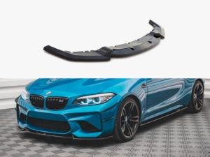Maxton Design BMW 2-Series M2 Front Splitter V.2 - Gloss (F87 2016-2020)