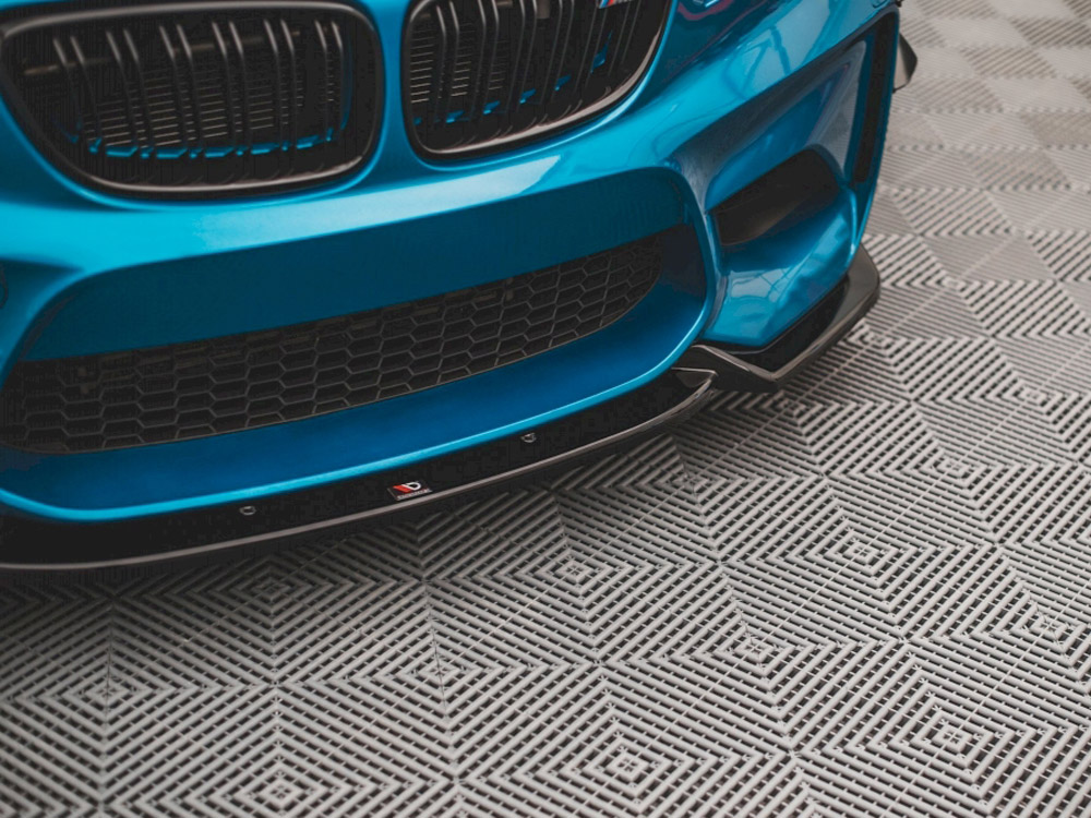 Maxton Design BMW 2-Series M2 Front Splitter V.2 - Gloss (F87 2016-2020) 2 Maxton Design BMW 2-Series M2 Front Splitter V.2 - Gloss (F87 2016-2020) - Image 2