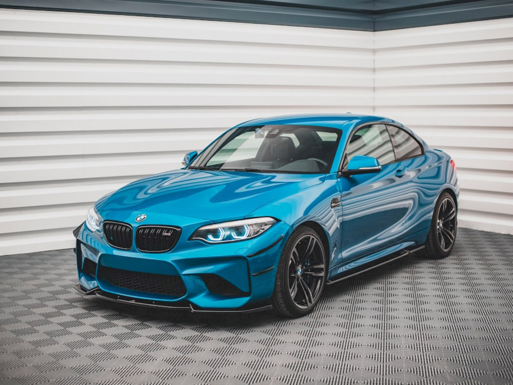 Maxton Design BMW 2-Series M2 Front Splitter V.2 - Gloss (F87 2016-2020) 3 Maxton Design BMW 2-Series M2 Front Splitter V.2 - Gloss (F87 2016-2020) - Image 3