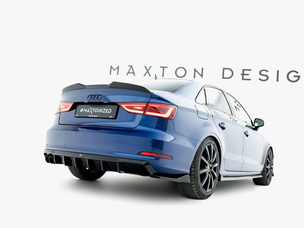 Maxton Design Audi A3 Saloon Rear Spats - Gloss (8V SE 2013-2016) 1 Maxton Design Audi A3 Saloon Rear Spats - Gloss (8V SE 2013-2016)