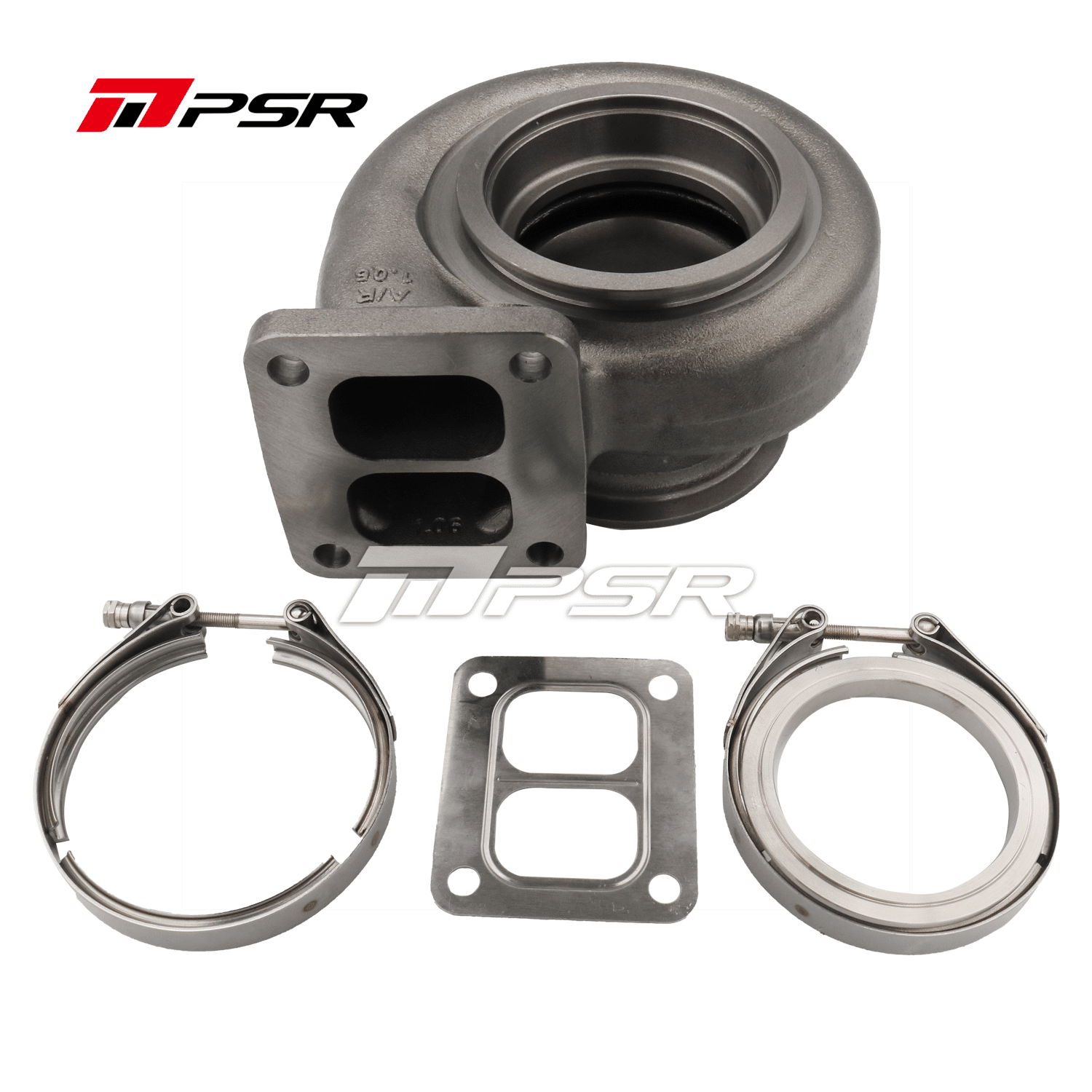 Pulsar Turbo - PSR 70G Turbine Housings for 6270G 7170G Turbos - T4 Divided Inlet. V-Band Outlet (fits 4" OD Tubing). 1.06 A/R 1 Pulsar Turbo - PSR 70G Turbine Housings for 6270G 7170G Turbos - T4 Divided Inlet. V-Band Outlet (fits 4" OD Tubing). 1.06 A/R