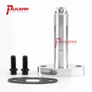 Pulsar Turbo - -10 AN Extended Oil Drain Flange Install Kit for T4 Turbo