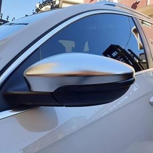 VW Passat CC Mirror Covers - Matt Chrome R Style (2013-2017)