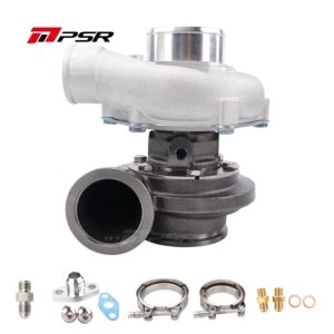 Pulsar Turbo - PSR3582 Compact Dual Ball Bearing Turbocharger - V-BAND INLET. V-BAND OUTLET. 0.83A/R