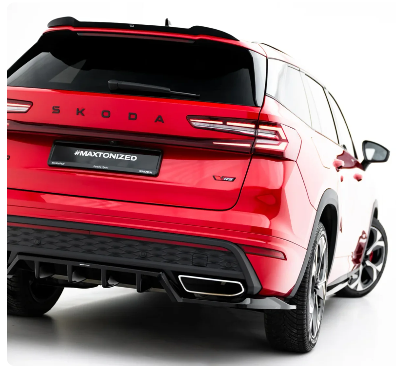 Maxton Skoda Kodiaq RS Rear Lip - Gloss (Mk2 2024+) 2 Maxton Skoda Kodiaq RS Rear Lip - Gloss (Mk2 2024+) - Image 2