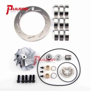 Pulsar Turbo - 03-04 Ford 6.0L Powerstroke Turbo Billet Compressor Wheel+Rebuild Kit 13.2mm Vanes