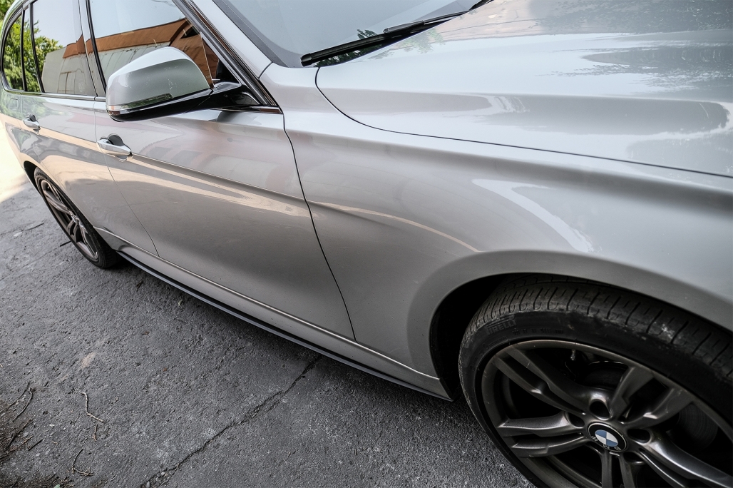 BMW 3 Series F30 Msport Side Skirt Extensions - Gloss Blade Style (2011-2018) 4 BMW 3 Series F30 Msport Side Skirt Extensions - Gloss Blade Style (2011-2018) - Image 4