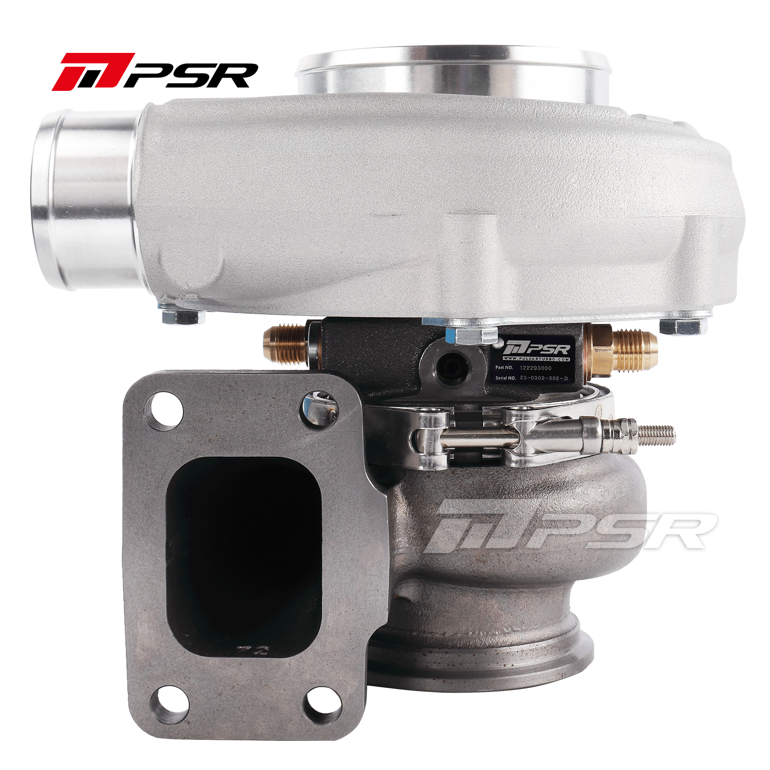 Pulsar Turbo - PSR 5855A Curved Point Milled Compressor Wheel Dual Ball Bearing Turbocharger HP Rating 770 1 Pulsar Turbo - PSR 5855A Curved Point Milled Compressor Wheel Dual Ball Bearing Turbocharger HP Rating 770