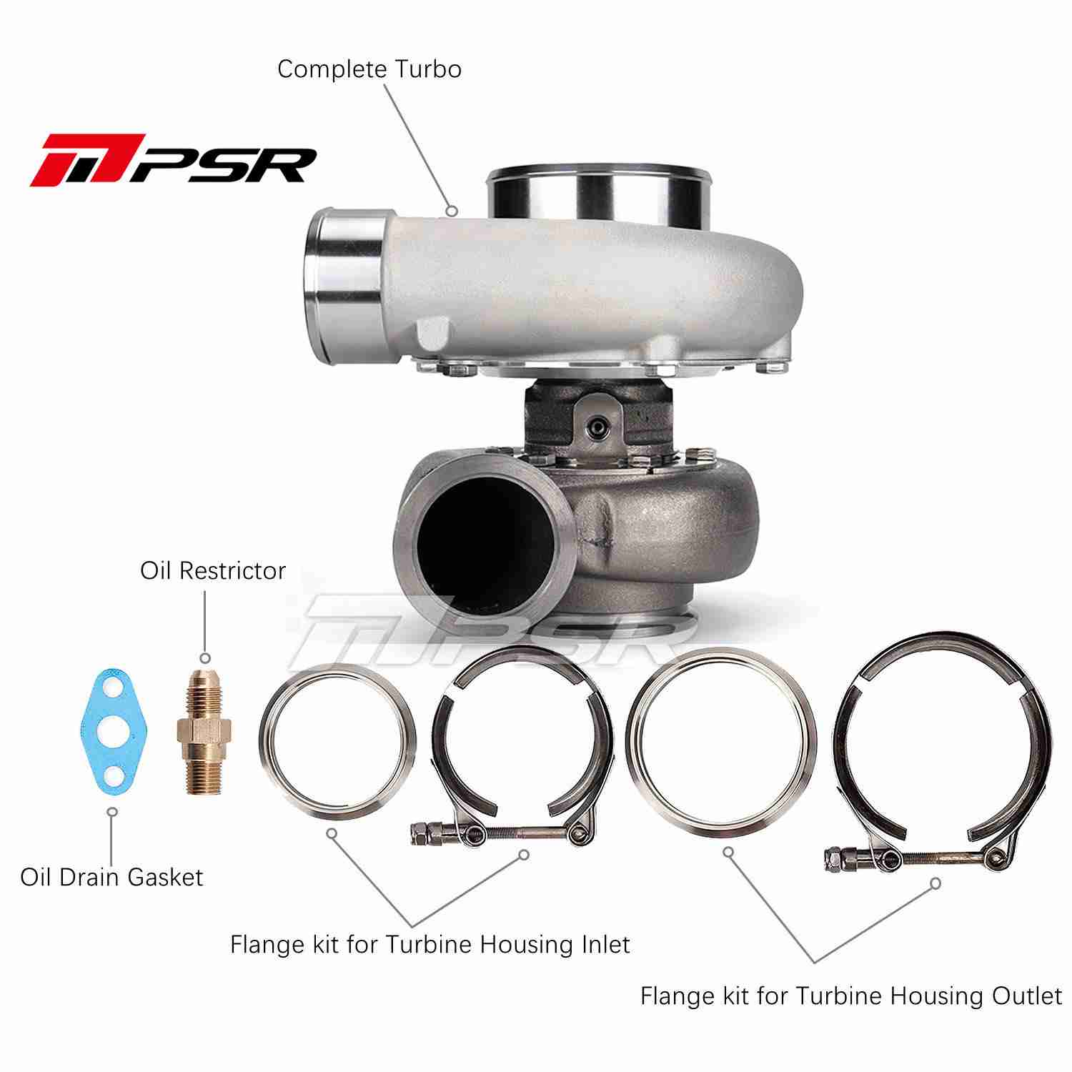 Pulsar Turbo - PSR3576 Gen2 Dual Ball Bearing Turbocharger 1 Pulsar Turbo - PSR3576 Gen2 Dual Ball Bearing Turbocharger