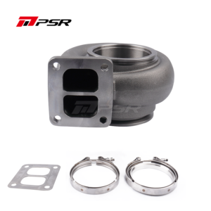 Pulsar Turbo - Turbine Housing Drop in Precision PTE Ball Bearing Turbo 7685 8085 8385 - 1.28A/R. T4 Divided Inelt. 4" V-band Outlet