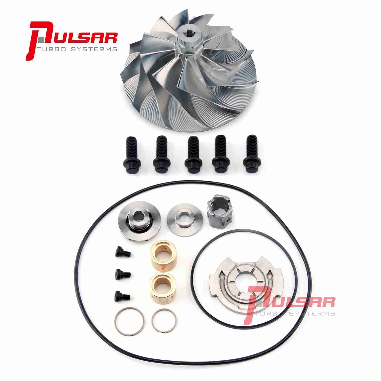 Pulsar Turbo - 04.5-05 GMC Chevy Duramax 6.6L LLY Billet Compressor Wheel Rebuild Repair Kit 1 Pulsar Turbo - 04.5-05 GMC Chevy Duramax 6.6L LLY Billet Compressor Wheel Rebuild Repair Kit