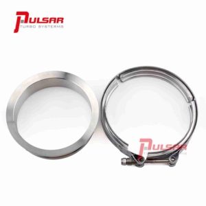 Pulsar Turbo - 400 T6 Turbo 5" Stainless Steel Flange Clamp Kit
