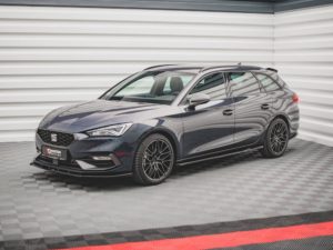 Maxton Design Seat Leon Side Skirt Extensions - Gloss V1 (FR ST / Hatchback Mk4 / Cupra Leon ST / Hatchback Mk1 / Mk1 Facelift 2020-2024)