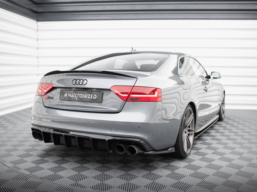 Maxton Design Audi A5 Diffuser - Gloss Quad (S-Line Coupe/Sportback 2011-2015) 2 Maxton Design Audi A5 Diffuser - Gloss Quad (S-Line Coupe/Sportback 2011-2015) - Image 2