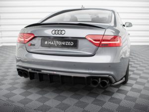 Maxton Design Audi A5 Diffuser - Gloss Quad (S-Line Coupe/Sportback 2011-2015)