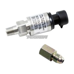 AEM - 100 PSIg Stainless Sensor Kit Stainless Steel Sensor Body 1/8" NPT Male 7 aem 100 psig stainless sensor kit steel body 1 8 npt male sensors and connectors 581