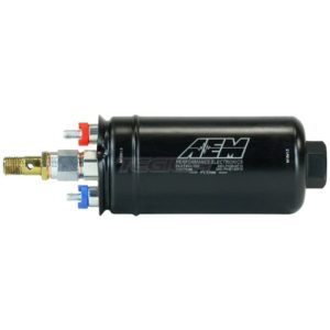 AEM - 400LPH Inline High Flow Fuel Pump M18X1.5 Inlet and M12X1.5 Outlet