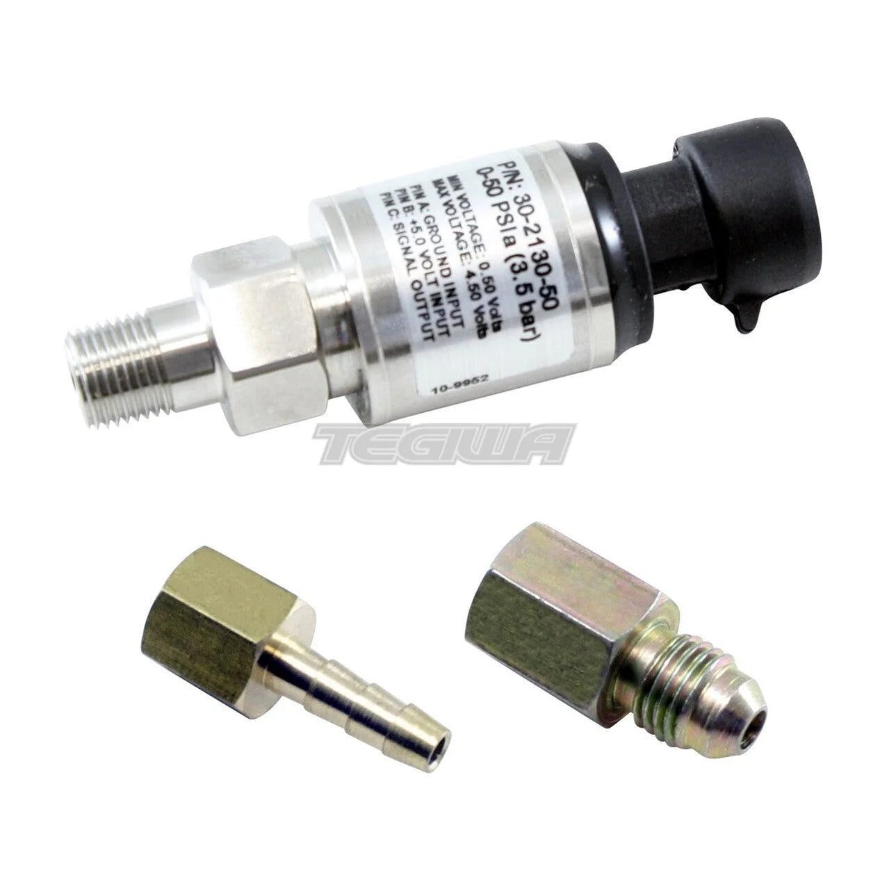 AEM - 50 PSIa Or 3 5 Bar Stainless Sensor Kit Stainless Steel Sensor Body 1/8" NPT 1 Stainless Sensor Kit