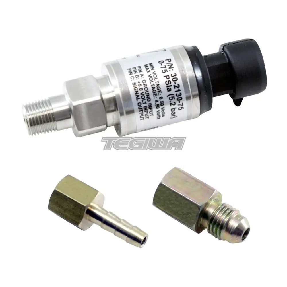 AEM - 75 PSIa Or 5 Bar Stainless Sensor Kit Stainless Steel Sensor Body 1/8" NPT 1 Sensor Kit