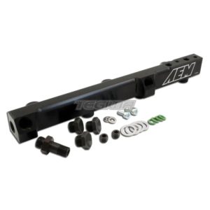 AEM - High Volume Fuel Rail Black Honda F-Series F22A1 F22A4 F22A6 H-Series H22A1 H22A4 H23A1 9 aem high volume fuel rail black honda f series f22a1 f22a4 f22a6 h h22a1 h22a4 h23a1 rails 196