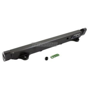 AEM - High Volume Fuel Rail Black Mitsubishi 4G63 9 aem high volume fuel rail black mitsubishi 4g63 rails 688