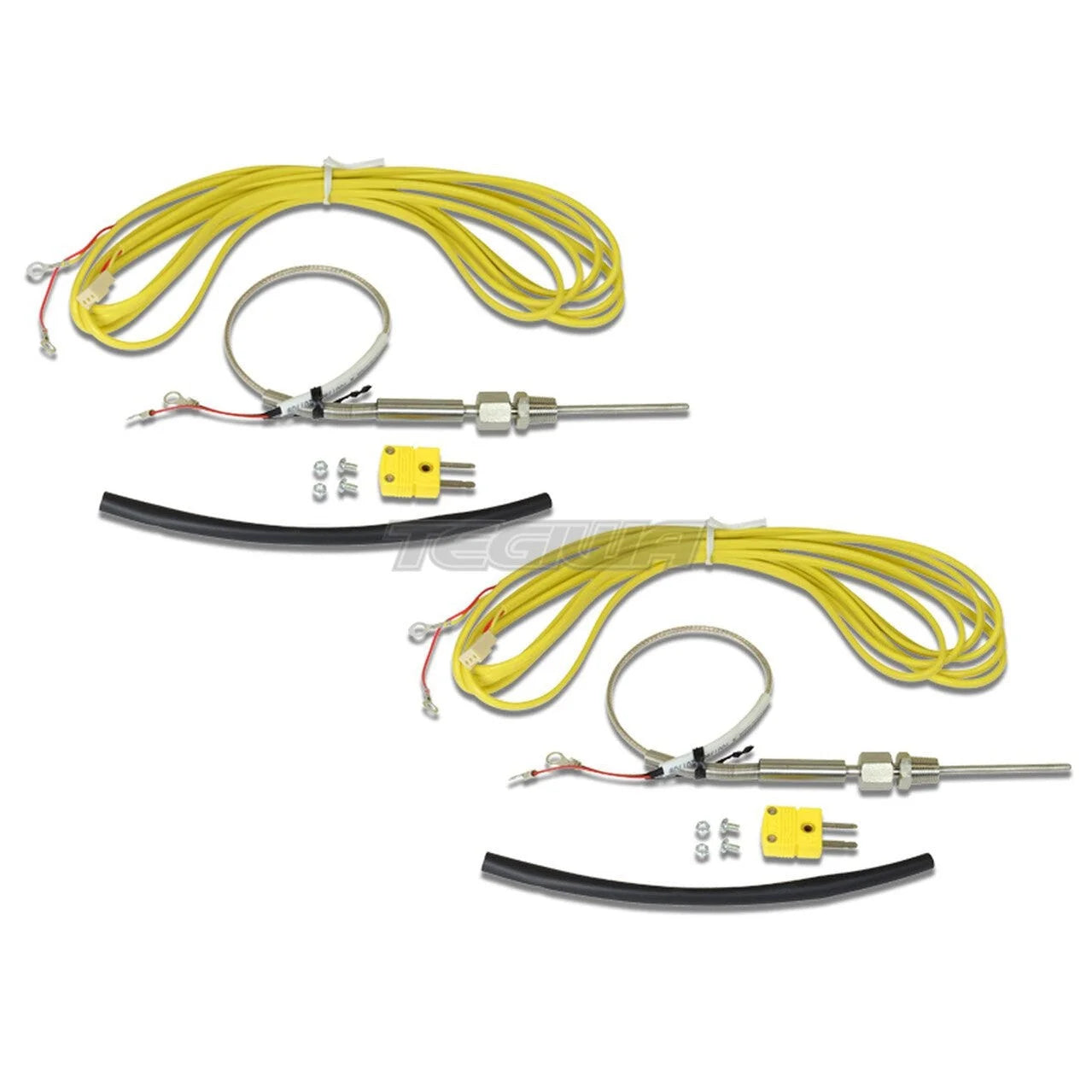 AEM - Qty 2 K-Type Closed Tip Thermocouples Inconel Sheaths 1/8" NPT Compression Fittings 1 Closed Tip Thermocouples