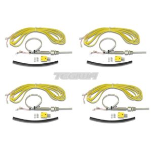 AEM - Qty 4 K-Type Closed Tip Thermocouples Inconel Sheaths 1/8" NPT Compression Fittings 6 aem qty 4 k type closed tip thermocouples inconel sheaths 1 8 npt compression fittings sensors and connectors 623