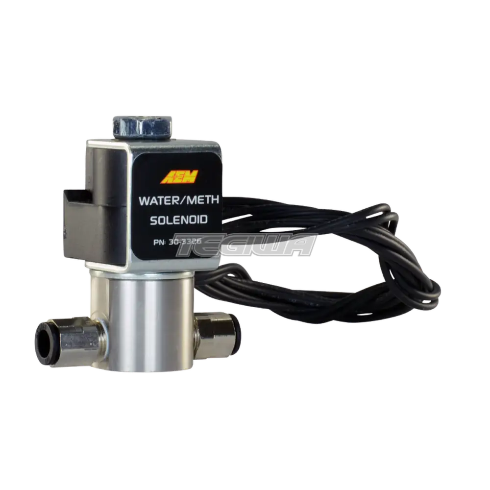 AEM - Water/Methanol Solenoid Is A 2-Way Normally Closed 12V Valve With Stainless Steel Body 1 Methanol Solenoid