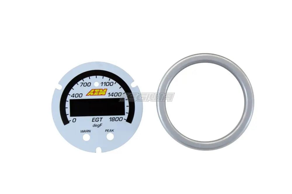AEM - X-Series Egt Gauge 0~1800F / 0~1000C Accessory Kit Silver Bezel & White Faceplate - Clearance 1 AEM - X-Series Egt Gauge 0~1800F / 0~1000C Accessory Kit Silver Bezel & White Faceplate - Clearance