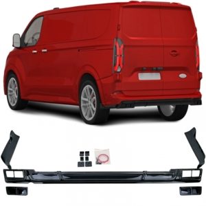 Auto-Styles Ford Transit Custom Rear Diffuser - Gloss (MK2 2023+)