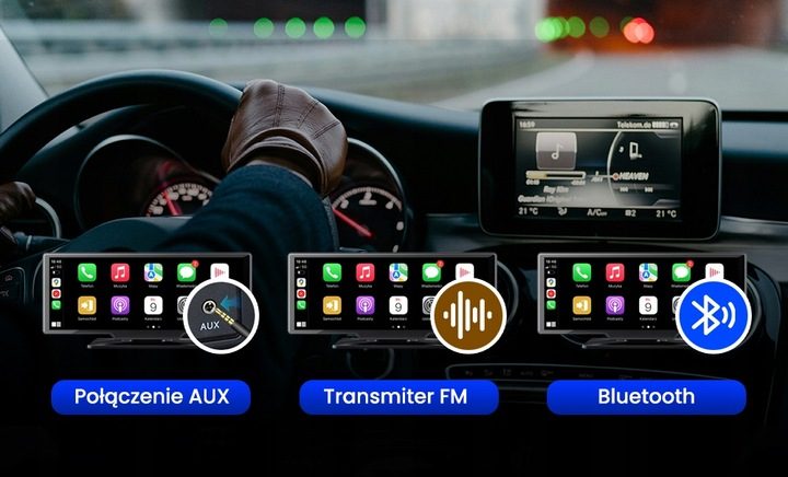 Nexadio CP300 Multimedia In - Car Tablet 10" — CarPlay, Android Auto, Mirror Link, FM Transmitter 8 Nexadio CP300 Multimedia In - Car Tablet 10" — CarPlay, Android Auto, Mirror Link, FM Transmitter - Image 8