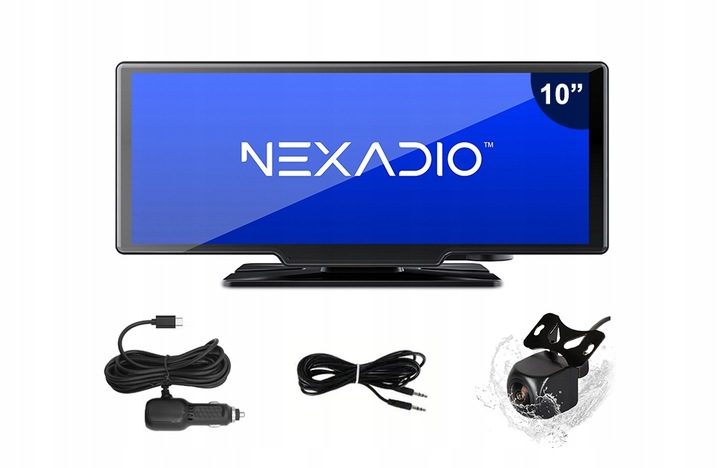 Nexadio CP300 Multimedia In - Car Tablet 10" — CarPlay, Android Auto, Mirror Link, FM Transmitter 4 Nexadio CP300 Multimedia In - Car Tablet 10" — CarPlay, Android Auto, Mirror Link, FM Transmitter - Image 4