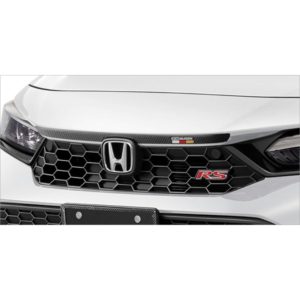 Mugen - Front Grille Decal Sticker Honda Civic FL 21+ 3 front grille decal black