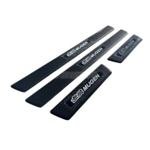 Mugen - Carbon Pattern Scuff Plate Set Honda 6 mugen carbon pattern scuff plate set honda misc parts and trim 210