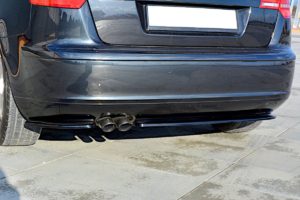 Maxton Design Audi A3 03-12 Maxton Design Rear Spats - Gloss Black 16 pol pl Splittery tylne Audi A3 Sportback 8P i 8P Facelift 6949 4