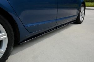 Maxton Design Audi A6 Side Skirt Extensions (C6) - Gloss Black 10 pol pl Dokladki Progow Audi A6 S Line C6 C6 FL 90 8