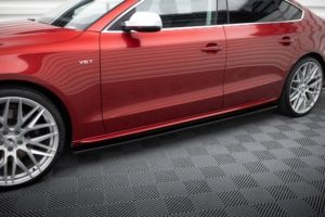 Maxton Design Audi A5 Coupe / Sportback Side Skirt Extensions (2008-2015) - Sportback 10 pol pl Dokladki Progow Audi S5 A5 A5 S Line Sportback 8T 8T Facelift 7081 3