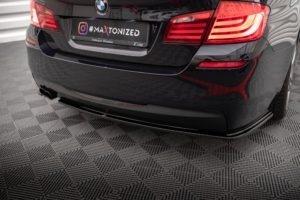 Maxton Design BMW F10 Msport Rear Spats/Lip - Gloss Black 9 pol pl Splitter Tylny BMW 5 M Pack F10 F11 994 3