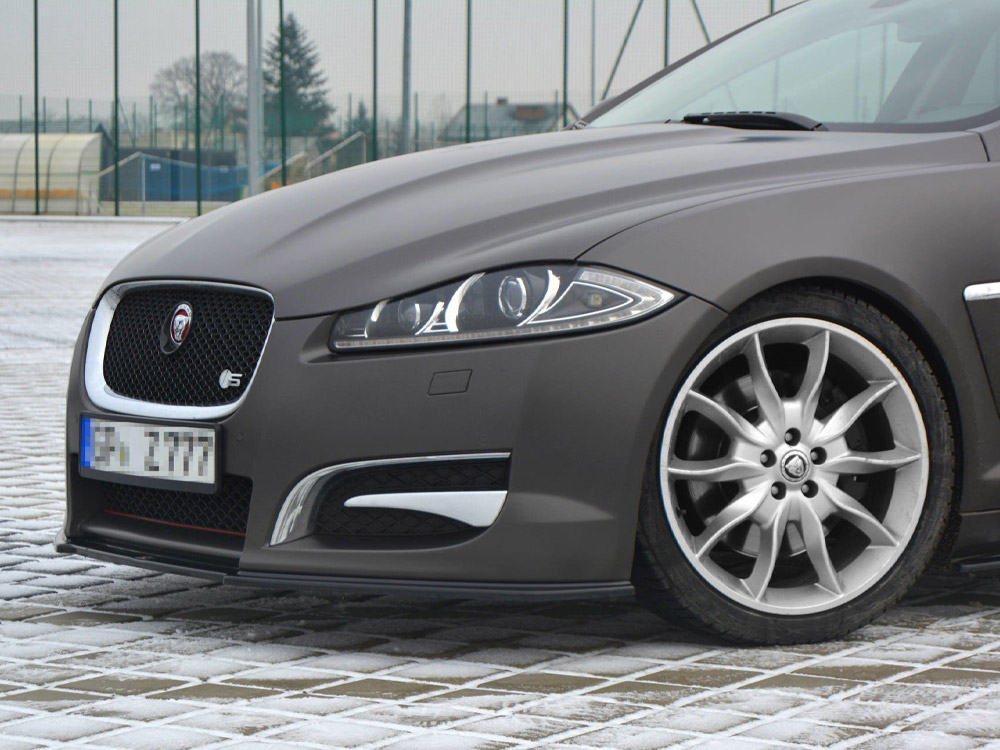 Maxton Design Jaguar XF Splitter - Gloss (Mk1 X250 Sportbrake S-Pack 2012-2015) 1 Maxton Design Jaguar XF Splitter - Gloss (Mk1 X250 Sportbrake S-Pack 2012-2015)