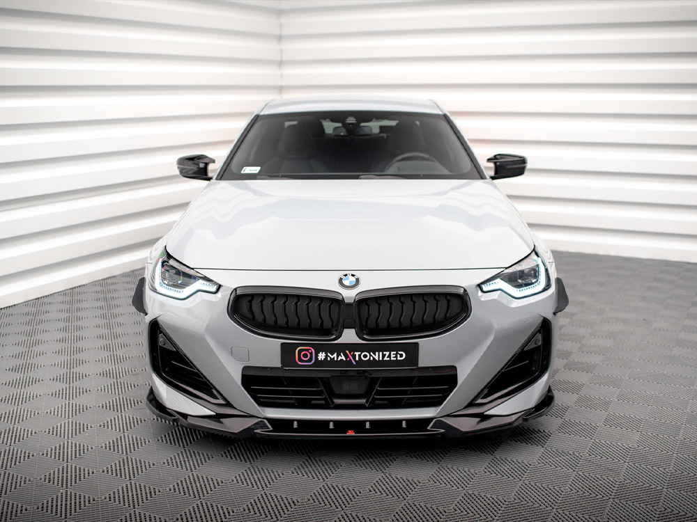 Maxton Design BMW 2 Series Coupe Front Splitter V2 - Gloss (G42 2021+) 4 Maxton Design BMW 2 Series Coupe Front Splitter V2 - Gloss (G42 2021+) - Image 4