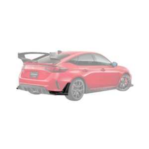 Mugen - Rear Side Spat Splitters Honda Civic Type R FL5 23+ - Mugen - Rear Side Spat Splitters Honda Civic Type R FL5 23+ - (Finish Gloss Black) 9 2024TYPE R RR RearUnder 1