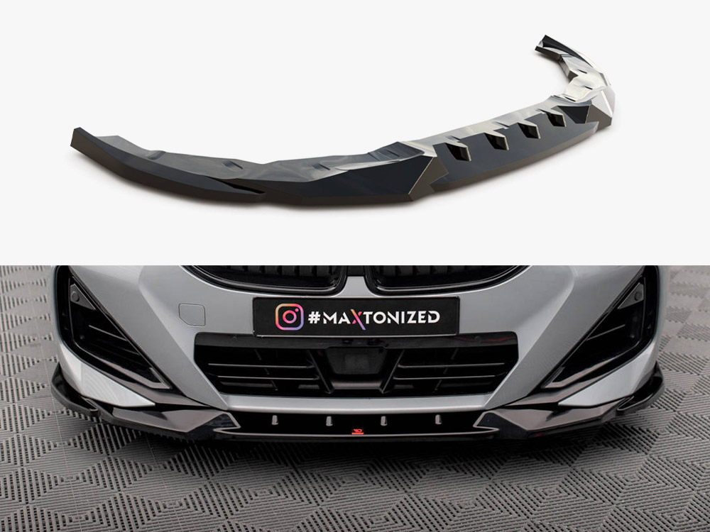 Maxton Design BMW 2 Series Coupe Front Splitter V2 - Gloss (G42 2021+) 3 Maxton Design BMW 2 Series Coupe Front Splitter V2 - Gloss (G42 2021+) - Image 3