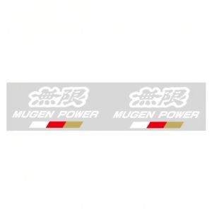 Mugen - Power Stickers Set Black - Mugen - Power Stickers Set White - (Size Medium) 6 5550