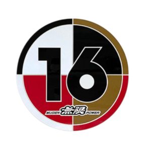 Mugen - Number 16 Sticker 9 MUGEN 16 Sticker