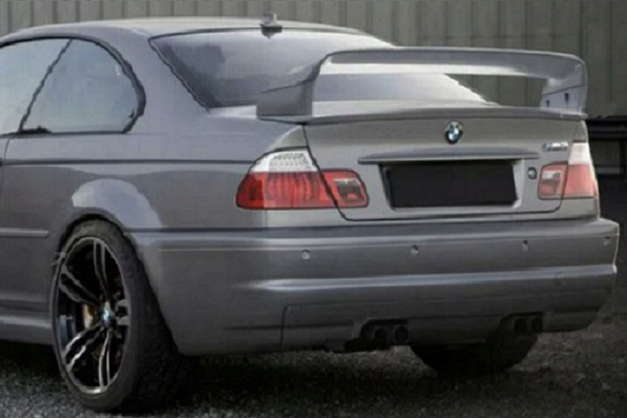 BMW 3 Series E46 Spoiler - GT High Gloss Black (Coupe 1998-2005) 2 BMW 3 Series E46 Spoiler - GT High Gloss Black (Coupe 1998-2005) - Image 2